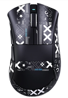 Mouse Gaming Nirkabel Isi Ulang LED 6 Tombol Sensor PAW3395 yang Dapat Diprogram, Ergonomis untuk Tangan Kanan, Attack Shark V3 Superlight