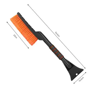 Brosse à neige extensible pour voiture Brosse Sonw multifonctionnelle d'hiver détachable durable avec grattoir à glace