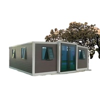 Maisons conteneurs portables extensibles à prix réduit de 10, 20, 30 et 40 pieds avec espace agrandi