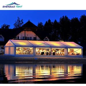 30x50 <span class=keywords><strong>40X70</strong></span> chapiteau à portée transparente tente de fête grand <span class=keywords><strong>cadre</strong></span> noir tente transparente tente de mariage de luxe en plein air pour 500 personnes - Product Image 6