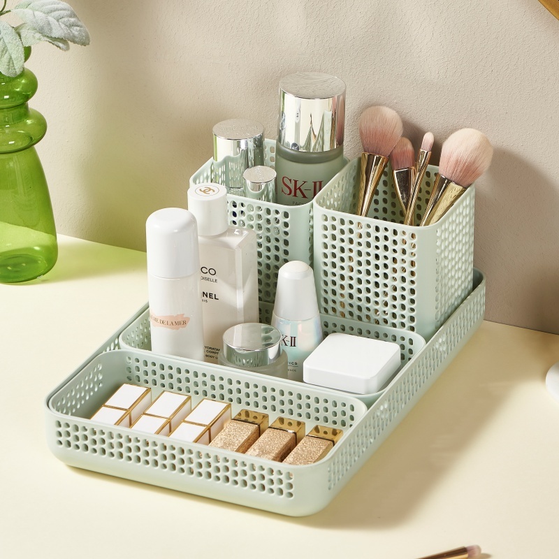 Colorful Multifunction Plastic Storage Basket Sustainable