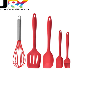 Juego de 5 Utensilios de Cocina de Silicona, Espátula, Pinzas, Utensilios de Cocina para Utensilios Antiadherentes, Repostería - Product Image 3