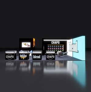 Cabine d'exposition modulaire <span class=keywords><strong>de</strong></span> taille personnalisable pliable avec armoires <span class=keywords><strong>de</strong></span> rangement <span class=keywords><strong>et</strong></span> murs <span class=keywords><strong>de</strong></span> caissons lumineux pour les expositions d'exposition - Product Image 1