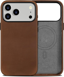 Оригинальный кожаный чехол Crazy Horse для <span class=keywords><strong>iPhone</strong></span> 17/17 Pro/17 Pro Max - Винтажный магнитный чехол с выдвижной крышкой - Оптовая продажа, индивидуальный заказ OEM - Product Image 1