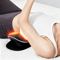 Appareil de traction lombaire électrique avec thérapie thermique, massage par pression d'air et vibrations, civière dorsale réglable pour la relaxation musculaire