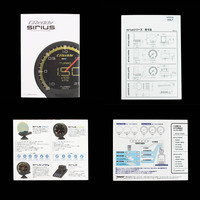 Panel Instrumen Mobil Kustom GReddi Sirius Popular 74mm Warna-warni dengan Sensor