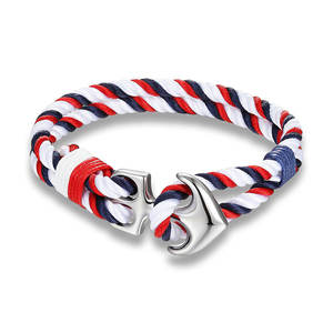 Trendy 316L Stainless Steel Men's Fashion <b>Bracelet</b> & Bangles String <b>Bracelets</b> Nautical <b>Bracelets</b> For Men - Product Image 4