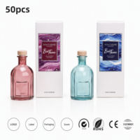 Diffuseur de roseaux à la fleur de cerisier, parfum floral délicat rose pour chambre à coucher, huile essentielle naturelle printanière, parfum d'ambiance pour la maison
