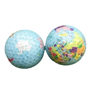 Palline da golf eco friendly biodegradabili personalizzate personalizzate stampate a globo palline da golf