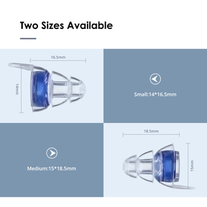 <span class=keywords><strong>Bouchons</strong></span> <span class=keywords><strong>d</strong></span>'oreilles filaires de qualité supérieure et étui en aluminium pour concerts de musique, musiciens, moto, avion, travail, sommeil, réduction du bruit CE EN352-2 - Product Image 5