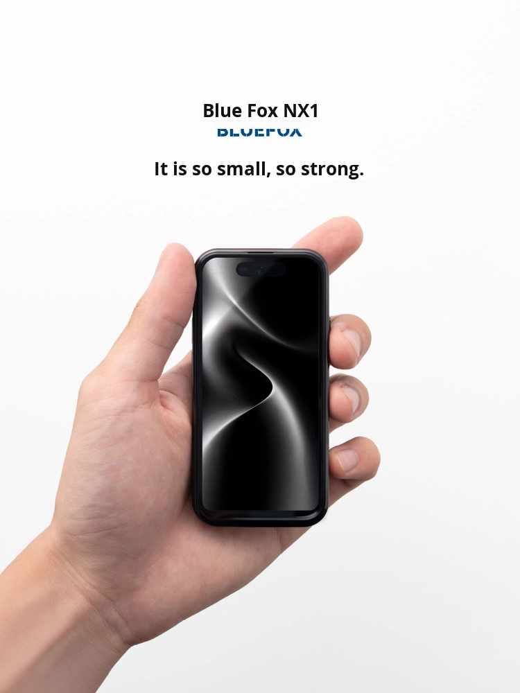 Blue Fox NX1 Mini Smart Android 15 Netcom 4G Small Screen Mobile