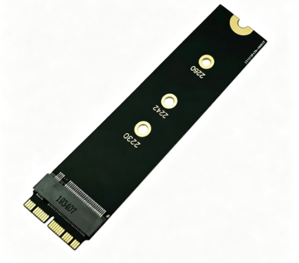 M.2 PCIE NVME SSD M.2 NVME SSD Adapter Card for Upgrade 2013-2015 Year Macs(Not Fit Early 2013 MacBook Pro)for Apple SSD Adapter