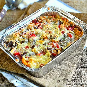 One-time Grid Structure Aluminum <b>Foil</b> Baking Tray Disposable Aluminum <b>Foil</b> <b>Container</b> For BBQ Roasting Catering Service - Product Image 4