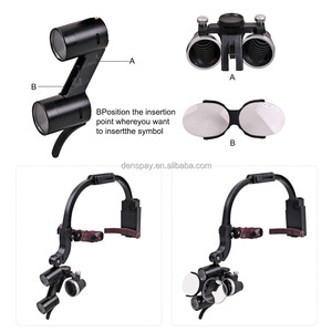 带头灯的牙科放大镜 2.5倍/3.5倍放大 5w 牙科 LED 头灯 符合人体工学设计，适合精密手术 - Product Image 5