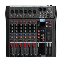 Console de mixage professionnelle OEM DX6 6 canaux, mixeur audio USB 48V pour DJ et karaoké