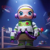 Figura Coleccionable Unisex de MART MEGA SPACE MOLLY 1000% BUZZ LIGHTYEAR, PVC y ABS, Temática Animal, Escala 1/6, Embalaje Original, 12+