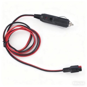 Adaptador de enchufe Anderson a encendedor de cigarrillos, cable de alimentación de 30A 2x0,75mm, accesorio duradero para electrónica automotriz - Product Image 4
