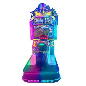 Machine d'arcade à monnayeur, simulateur de course de moto d'intérieur, jeu vidéo pour parc d'attractions, prise en charge de l'anglais, 2 joueurs, 110V/220V - Product Image 2