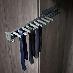 Closet Storage Colla psible Hosen Rack Smart Hardware Kleider schrank Zubehör Pull Out Pants Rack