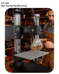 New Goffratura In Pelle Manuale di Carta Macchina di Legno Macchina della Pressa di Calore Lettere Stampa A Caldo Della Macchina - Product Image 2