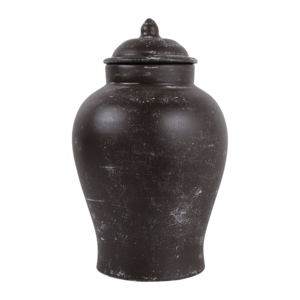 Vaso Decorativo in Terracotta con Coperchio per Arredamento Soggiorno, Vaso per Fiori Casual per Camera da Letto, Casa e Ufficio, Elegante - Product Image 3