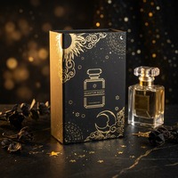 Mini Perfume de Regalo en Caja Magnética con Forma de Libro, Inserto de Cartón Rígido Esmerilado, Cinta y Logotipo Personalizado, Cajas de Empaque de Lujo