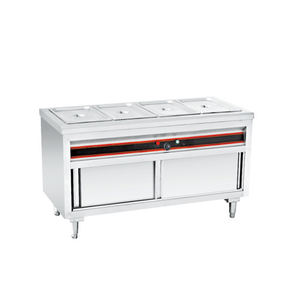Electric Heavy-Duty 304 Stainless Steel Commercial Bain Marie Soup <b>Warmers</b> Temperature Control Large Capacity <b>Buffet</b> Heater - Product Image 4