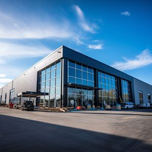 Edificio de Estructura de Acero SUNRISE, Almacén Prefabricado, Almacenamiento Industrial, Construcción de Fábrica, Solución Personalizada de Estructura de Acero - Product Image 1