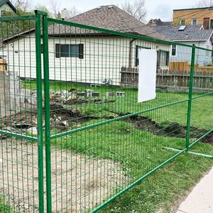 Panel de valla temporal de Canadá, 6 pies x 10 pies, para construcción al aire <span class=keywords><strong>libre</strong></span>, movible de pie, en venta - Product Image 6