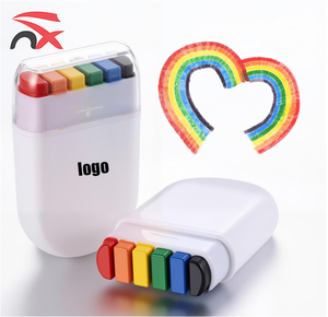 Crayones de Colores Arcoíris de Fácil Remoción, con Logotipo Personalizado, Regalo Promocional, Pintura Corporal y Facial para LGBT, Gays y Lesbianas - Product Image 3