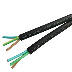 <span class=keywords><strong>Câble</strong></span> électrique flexible en caoutchouc 450/750V H07RN-F 3C 3G2.5 4C 5C 4.0mm 6mm 10mm 16mm 25mm 35mm 4G70 pour applications mobiles - Product Image 1