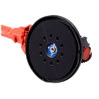 Ponceuse à cloisons sèches 900W à longue portée de 210 mm avec perche pliable et système d'aspiration des poussières intégré