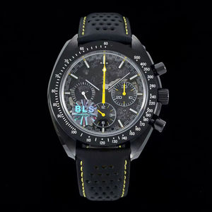 Montre mécanique automatique chronographe pour homme en fibre de carbone légère de haute qualité, de luxe, pour affaires et sport, avec pièce de monnaie antique et lumineuse - Product Image 1