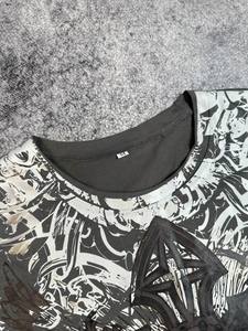 T-shirts en coton lourd à lavage acide imprimés en DTG avec logo personnalisé, vêtements streetwear, t-shirts surdimensionnés Y2K, <span class=keywords><strong>grossiste</strong></span> <span class=keywords><strong>pour</strong></span> hommes - Product Image 3