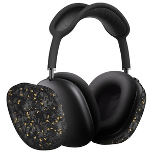 <span class=keywords><strong>Coque</strong></span> de casque de luxe en gros pour <span class=keywords><strong>Airpods</strong></span> Max Slim étui de protection en fibre de <span class=keywords><strong>carbone</strong></span> véritable noir brillant forgé violet antichoc - Product Image 2
