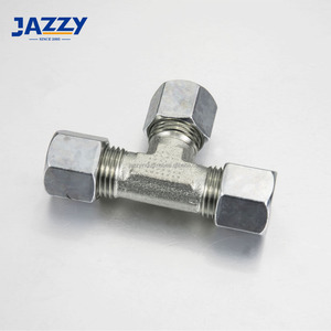 JAZZY DIN2353 raccord à compression Tube en laiton Ss à raccord de tuyau vertical Tube/filetage mâle/port femelle raccord à compression réglable - Product Image 6