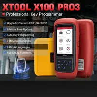 Best Price Professional Key Programmer Car Diagnostics Tool Code Reader Lifetime Free Update XTOOL X100 Pro3 With EEPROM Adapter