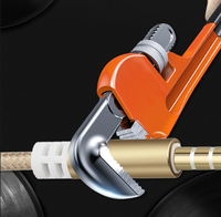 Câble audio numérique tressé en nylon audio AUX de 3.5mm pour écouteurs de haut-parleur d'ordinateur câble audio de transporteur de voiture