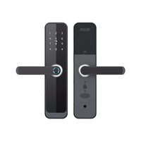 Cerradura inteligente Sinon Tuya Wifi y TTLOCK con Apple Homekit Alexa Google Home OEM ODM Siri Smart Home Cerradura de puerta de madera