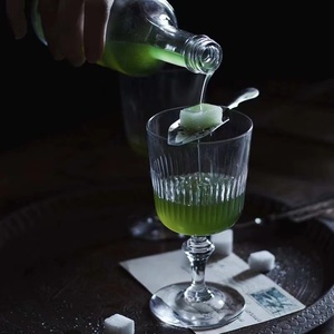 Cuillère à vin en <span class=keywords><strong>absinthe</strong></span> amère en métal creux Cuillère à essence pour passoire à <span class=keywords><strong>absinthe</strong></span> et cube de sucre - Product Image 3