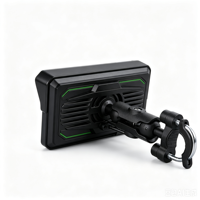 Pantalla para motocicleta Bestsonic de 6 pulgadas HD IPS con pantalla táctil compatible con guantes para una conducción segura, con CarPlay inalámbrico y Android Auto.