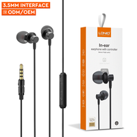LDNIO HP06 Penjualan Terlaris Harga Murah Headset Handsfree 3.5mm untuk Ponsel Android Universal Earphone Berkabel dengan Mikrofon
