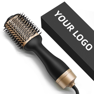 Sèche-<span class=keywords><strong>cheveux</strong></span> brosse ionique électrique professionnel 2-en-1 puissant avec brosse <span class=keywords><strong>pour</strong></span> salon, hôtel, usage domestique, volumateur - Product Image 1