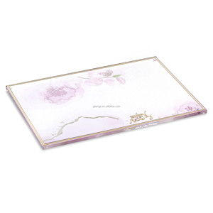 Acuarela Hadlokas Neiros Card Custom Factory Match Box Set Venta al por mayor Dinero transparente Caja de caridad Moneda Mesa Bandeja de acrílico - Product Image 3