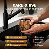 Verre à whisky en bois brûlé personnalisé avec la lettre K gravée, résistant aux chocs, compatible congélateur, fait main, cadeau pour homme, papa