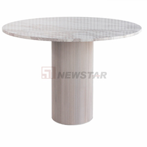 Newstar moderno nordico <span class=keywords><strong>rotondo</strong></span> tavolo da pranzo in <span class=keywords><strong>marmo</strong></span> cucina ristorante sala da pranzo mobili tavoli da pranzo in <span class=keywords><strong>marmo</strong></span> - Product Image 1