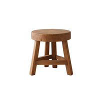 Tabouret bas en bois personnalisé pour plantes, petit banc rehausseur en bois, décoration minimaliste pour la maison, tabouret d'entrée, petite chaise en bois