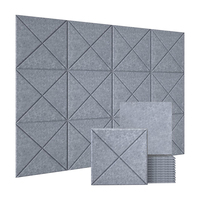 Panneaux acoustiques décoratifs abstraits pour bureaux de direction, insonorisants, sans formaldéhyde, en PET, pour extérieur moderne et salon.