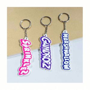 Design Wholesale Men's Fashion Gift Cute Cartoon <b>Keychain</b> <b>Custom</b> Logo Soft PVC Key Holder and Car Ornament Silicone Material - Product Image 1
