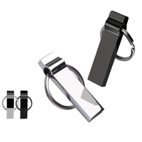 Memoria USB 2.0 con Llavero Metálico Personalizado, Unidad Flash de 2GB 4G 8GB 16GB 32GB 64 GB